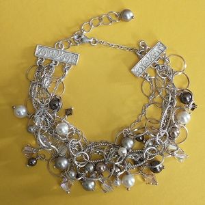 ☀️Swarovski & Pearls Multichain Bracelet